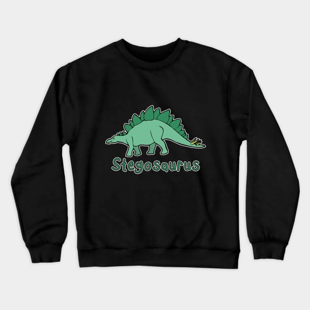 Stegosaurus #1 Crewneck Sweatshirt by headrubble